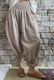 Nonni Gingham Bloomer Pant Hazelnut